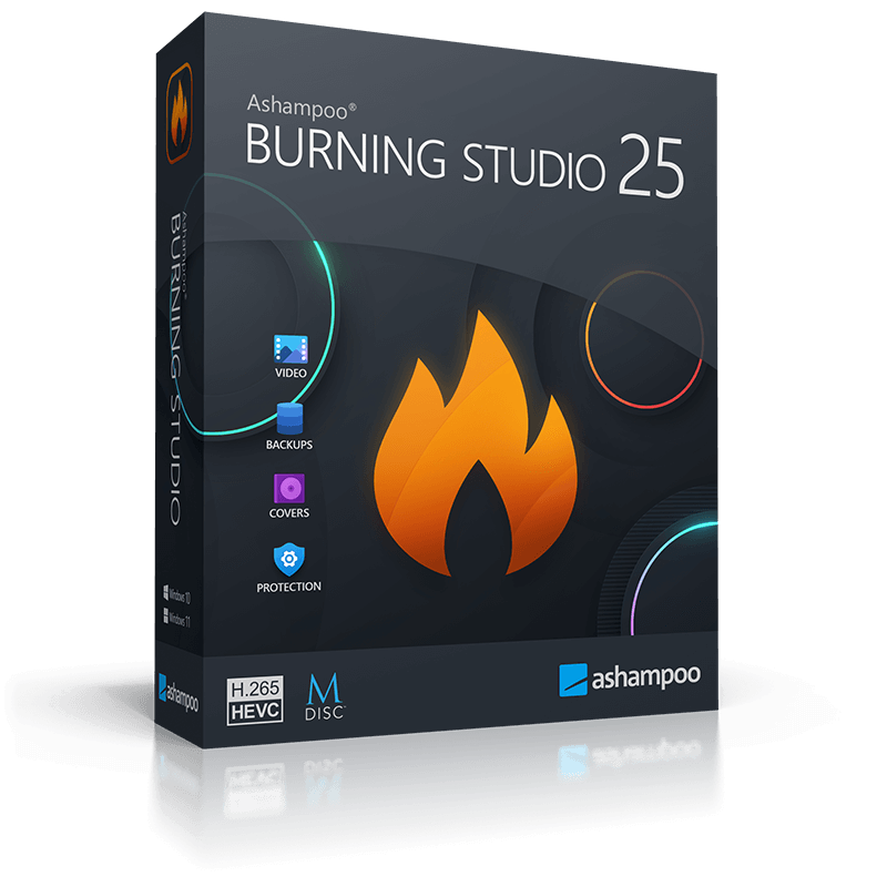 Ashampoo Burning Studio 25.0.0 + Ключ На русском языке для Windows ПК